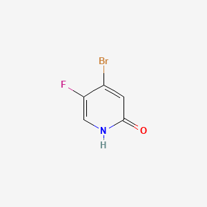 4-Bromo-5-fluoro-2-hydroxypyridine chemical structure (CAS 884495-01-6)