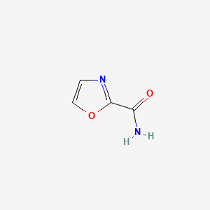 Oxazole-2-carboxamide chemical structure (CAS 884539-45-1)