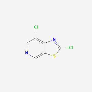 2,7-Dichlorothiazolo[5,4-c]pyridine chemical structure (CAS 884860-61-1)