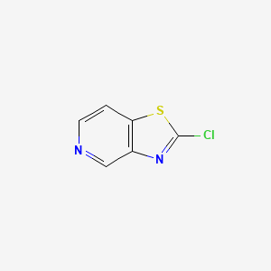 2-Chlorothiazolo[4,5-c]pyridine chemical structure (CAS 884860-63-3)