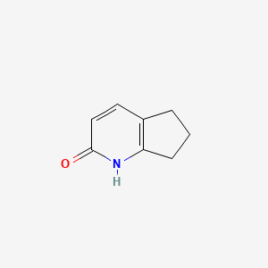 6,7-Dihydro-5H-cyclopenta[b]pyridin-2-ol chemical structure (CAS 88499-85-8)