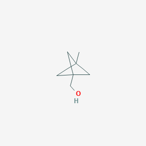 (3-Methylbicyclo[1.1.1]pentan-1-yl)methanol chemical structure (CAS 885064-88-0)