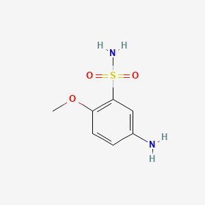 5-Amino-2-methoxybenzenesulfonamide chemical structure (CAS 88508-44-5)