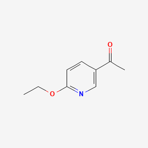 1-(6-Ethoxypyridin-3-yl)ethanone chemical structure (CAS 885229-37-8)