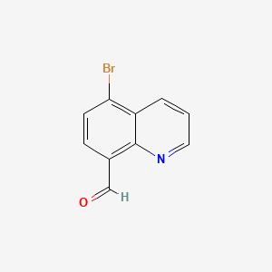 5-Bromoquinoline-8-carbaldehyde chemical structure (CAS 885267-41-4)