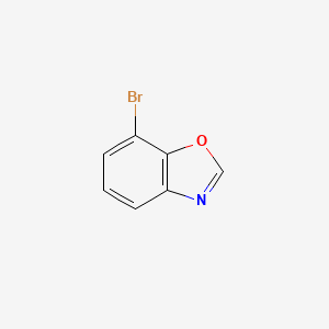 7-Bromobenzo[d]oxazole chemical structure (CAS 885270-14-4)