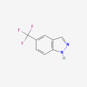 5-(Trifluoromethyl)-1H-indazole chemical structure (CAS 885271-64-7)