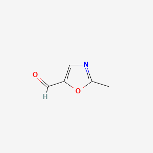 2-Methyloxazole-5-carbaldehyde chemical structure (CAS 885273-42-7)