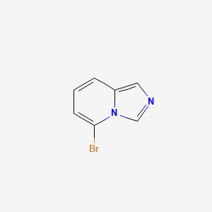 5-Bromoimidazo[1,5-a]pyridine chemical structure (CAS 885275-77-4)