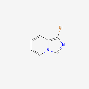 1-Bromoimidazo[1,5-a]pyridine chemical structure (CAS 885275-80-9)
