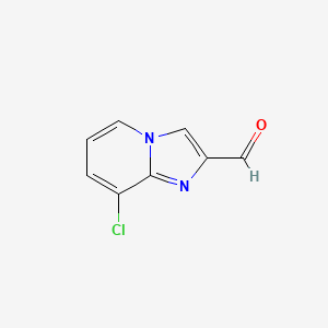 8-Chloroimidazo[1,2-a]pyridine-2-carbaldehyde chemical structure (CAS 885276-03-9)