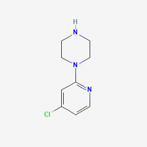 1-(4-Chloropyridin-2-yl)piperazine chemical structure (CAS 885277-30-5)
