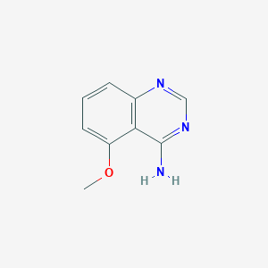 5-Methoxyquinazolin-4-amine chemical structure (CAS 885277-54-3)