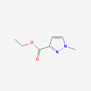Ethyl 1-methyl-1H-pyrazole-3-carboxylate chemical structure (CAS 88529-79-7)