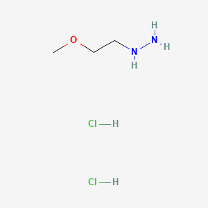(2-Methoxyethyl)hydrazine dihydrochloride chemical structure (CAS 885330-03-0)