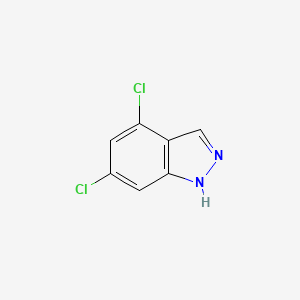 4,6-Dichloro-1H-indazole chemical structure (CAS 885519-58-4)