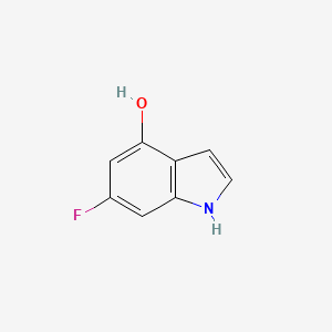 6-Fluoro-1H-indol-4-ol chemical structure (CAS 885521-04-0)