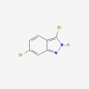 3,6-Dibromo-1H-indazole chemical structure (CAS 885521-84-6)