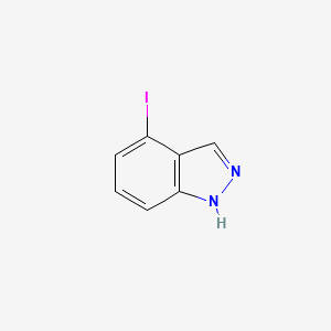 4-Iodo-1H-indazole chemical structure (CAS 885522-11-2)