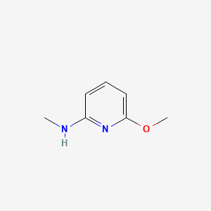 2-Methoxy-6-(methylamino)pyridine chemical structure (CAS 88569-83-9)
