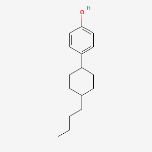 4-(Trans-4-butylcyclohexyl)phenol chemical structure (CAS 88581-00-4)
