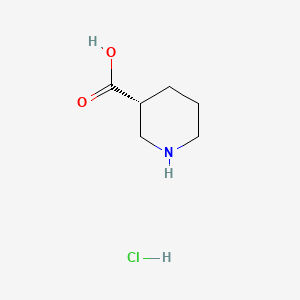 (R)-Piperidine-3-carboxylic acid hydrochloride chemical structure (CAS 885949-15-5)