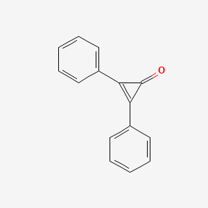 Diphenylcyclopropenone chemical structure (CAS 886-38-4)