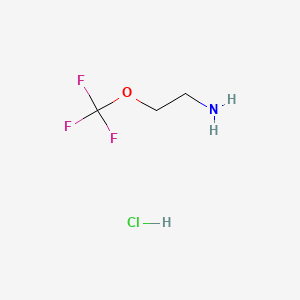 2-(Trifluoromethoxy)ethanamine hydrochloride chemical structure (CAS 886050-51-7)