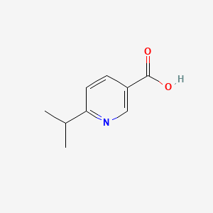 6-Isopropylnicotinic acid chemical structure (CAS 886214-81-9)