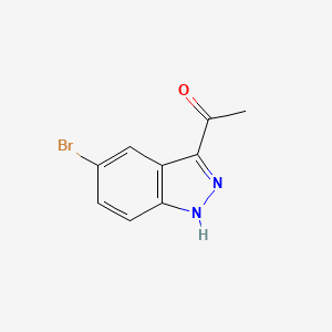 1-(5-Bromo-1H-indazol-3-yl)ethanone chemical structure (CAS 886363-74-2)