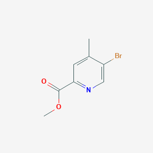 Methyl 5-bromo-4-methylpicolinate chemical structure (CAS 886365-06-6)
