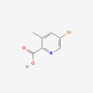 5-Bromo-3-methylpicolinic acid chemical structure (CAS 886365-43-1)