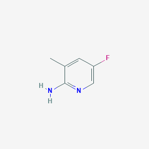 5-Fluoro-3-methylpyridin-2-ylamine chemical structure (CAS 886365-56-6)