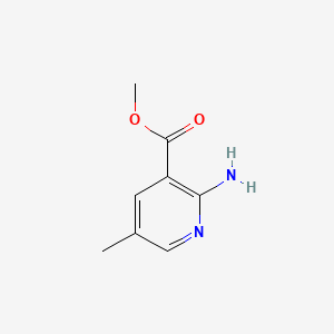 Methyl 2-amino-5-methylnicotinate chemical structure (CAS 886371-10-4)