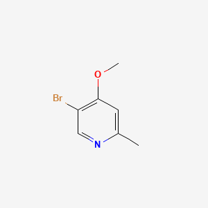 5-Bromo-4-methoxy-2-methylpyridine chemical structure (CAS 886372-61-8)