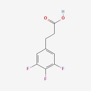 3-(3,4,5-Trifluorophenyl)propanoic acid chemical structure (CAS 886499-50-9)