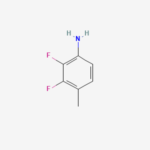 2,3-Difluoro-4-methylaniline chemical structure (CAS 886503-79-3)