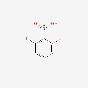 1-Fluoro-3-iodo-2-nitrobenzene chemical structure (CAS 886762-71-6)