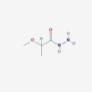 2-Methoxypropanehydrazide chemical structure (CAS 887029-63-2)