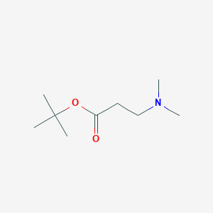 tert-Butyl 3-(dimethylamino)propanoate chemical structure (CAS 88722-74-1)