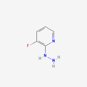 3-Fluoro-2-hydrazinylpyridine chemical structure (CAS 887266-57-1)