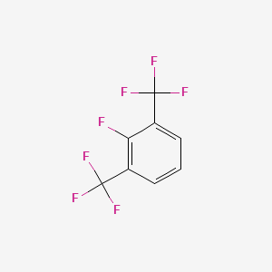 2-Fluoro-1,3-bis(trifluoromethyl)benzene chemical structure (CAS 887268-09-9)