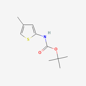 tert-Butyl (4-methylthiophen-2-yl)carbamate chemical structure (CAS 887475-43-6)