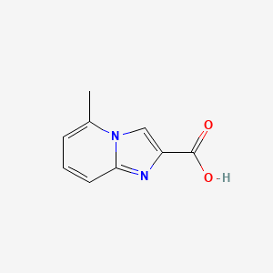 5-Methylimidazo[1,2-a]pyridine-2-carboxylic acid chemical structure (CAS 88751-06-8)
