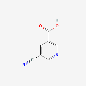 5-Cyanonicotinic acid chemical structure (CAS 887579-62-6)