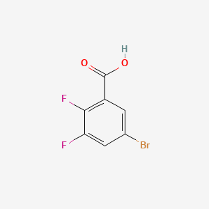 5-Bromo-2,3-difluorobenzoic acid chemical structure (CAS 887585-64-0)