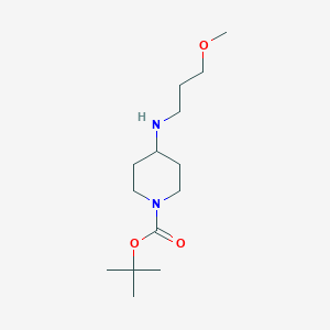1-Boc-4-(3-Methoxypropylamino)piperidine chemical structure (CAS 887588-23-0)