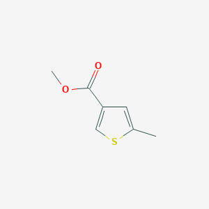 Methyl 5-methylthiophene-3-carboxylate chemical structure (CAS 88770-18-7)