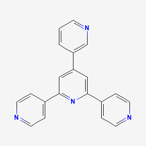 6'-(Pyridin-4-yl)-3,4':2',4''-terpyridine chemical structure (CAS 887917-77-3)