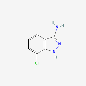 7-Chloro-1H-indazol-3-amine chemical structure (CAS 88805-67-8)